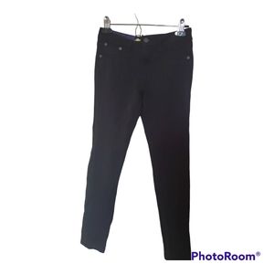 Girl's Black Knit Pants - Size Medium